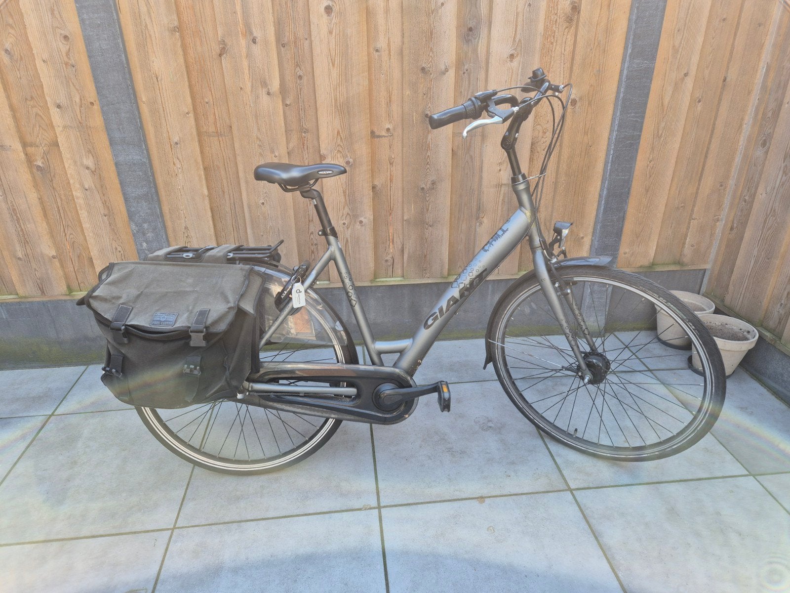 Giant Chill damesfiets, kleur grijs, framehoogte L., 53 tot 56 cm, Ophalen, Gebruikt, Giant