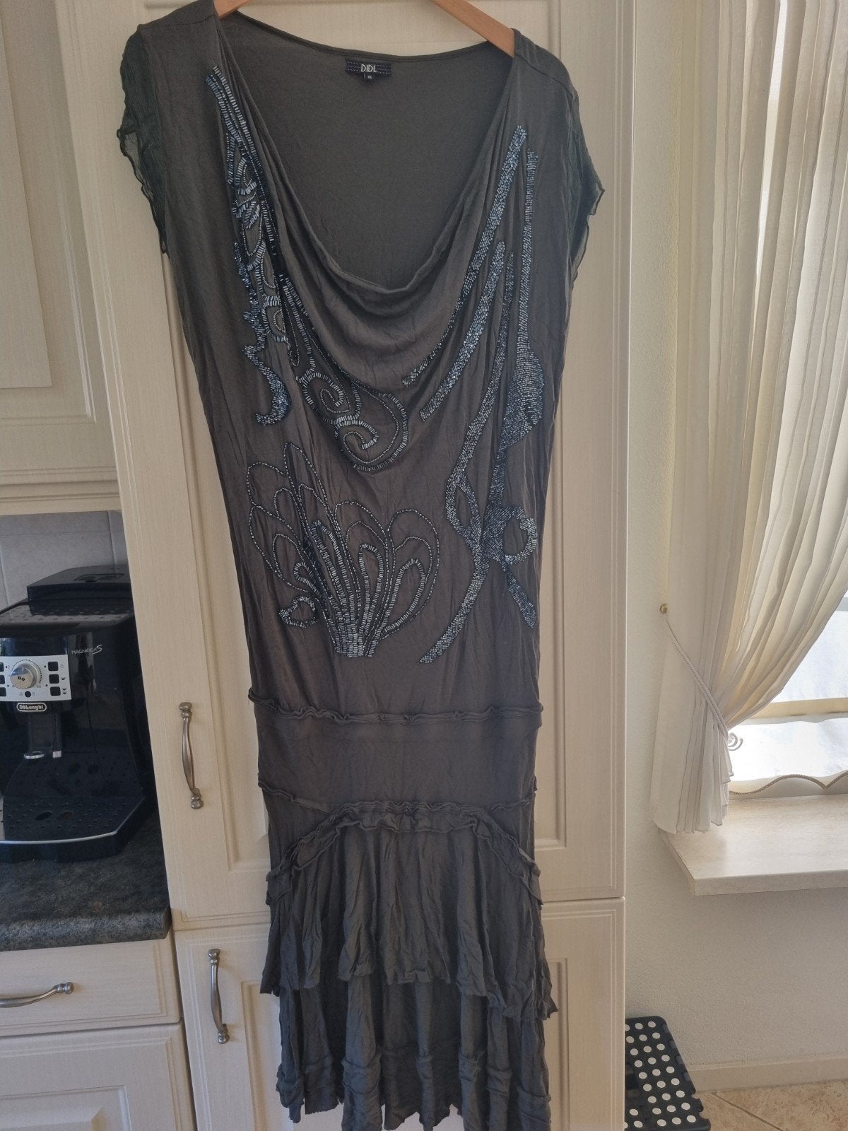 Leuke lange groene didi zomer jurk m 38, Kleding | Dames, Maat 38/40 (M), Didi, Ophalen of Verzenden, Zo goed als nieuw