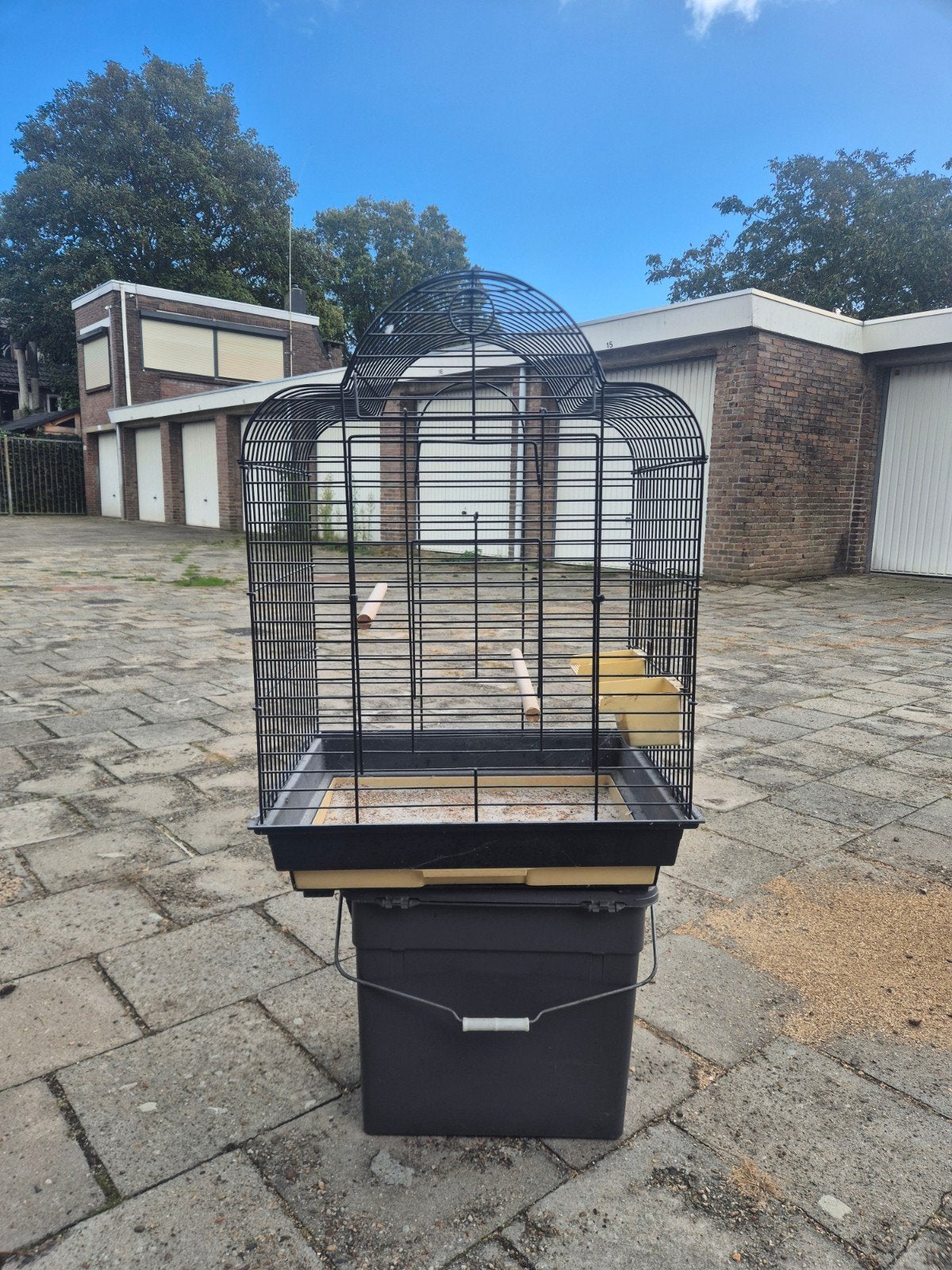 vogell kooi, Ophalen, Zo goed als nieuw, Metaal, Vogelkooi