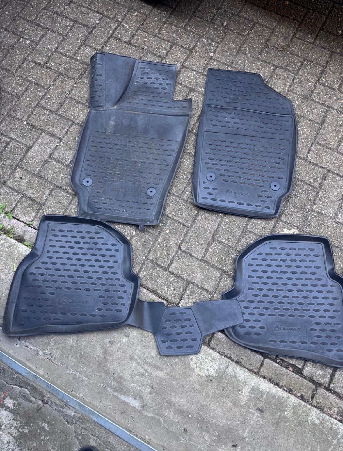 Rubber mattenset vw polo 6r/6c, Ophalen, Zo goed als nieuw