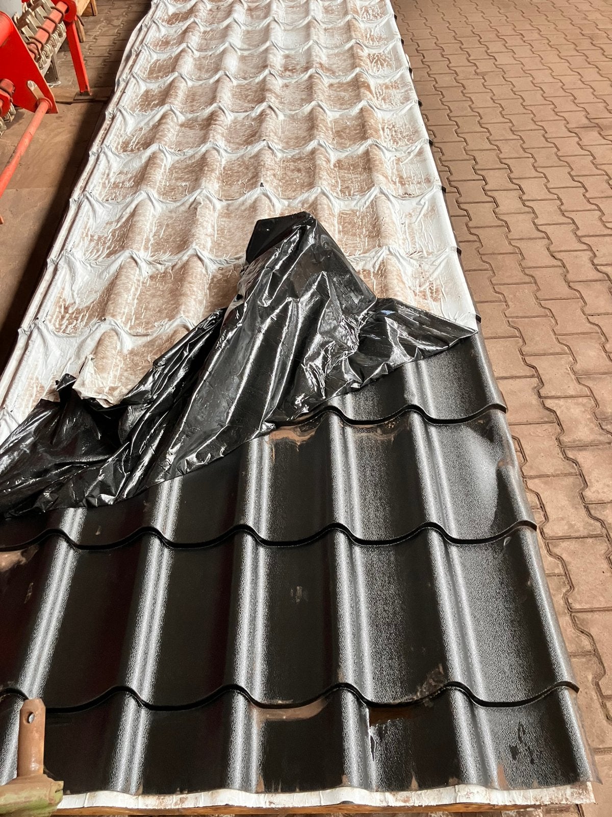 geisoleerde dakpanprofielplaten, Ophalen, Zo goed als nieuw, 15 m² of meer, Dakpannen