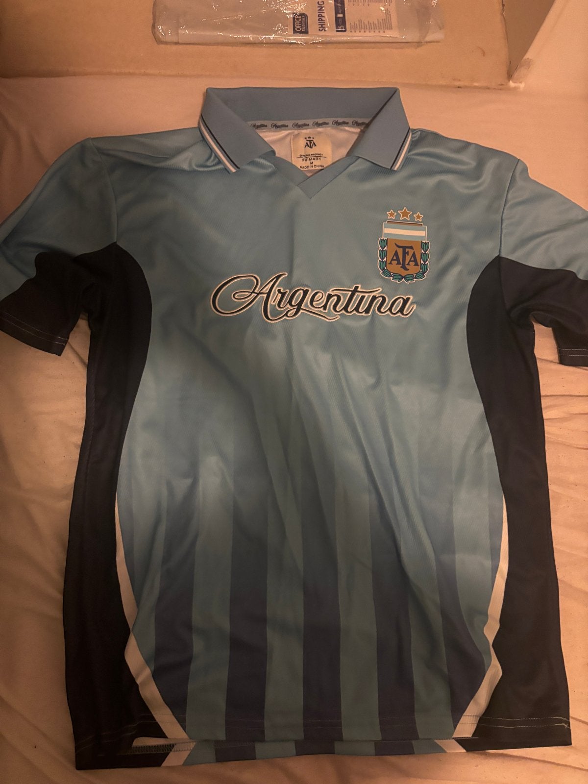 Argentinië Voetbalshirt - Primark Maat M, Maat M, Ophalen of Verzenden, Gebruikt, Shirt