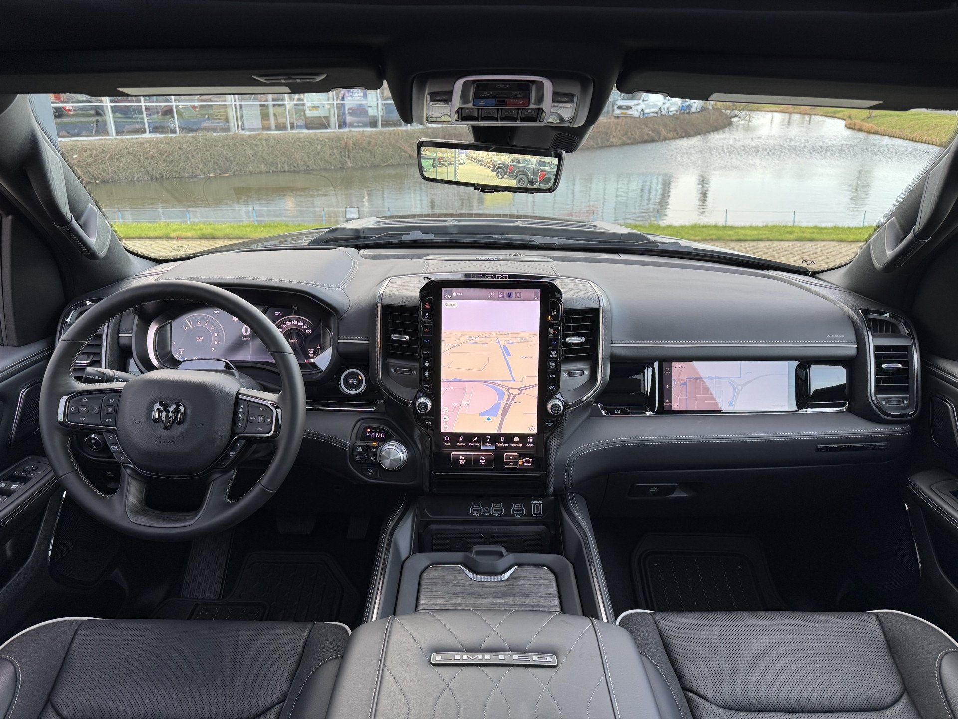 Dodge Ram 1500 Limited Night 540 PK | RAMbox | Elektrisch be, Automaat, Zwart, Zwart, Leder