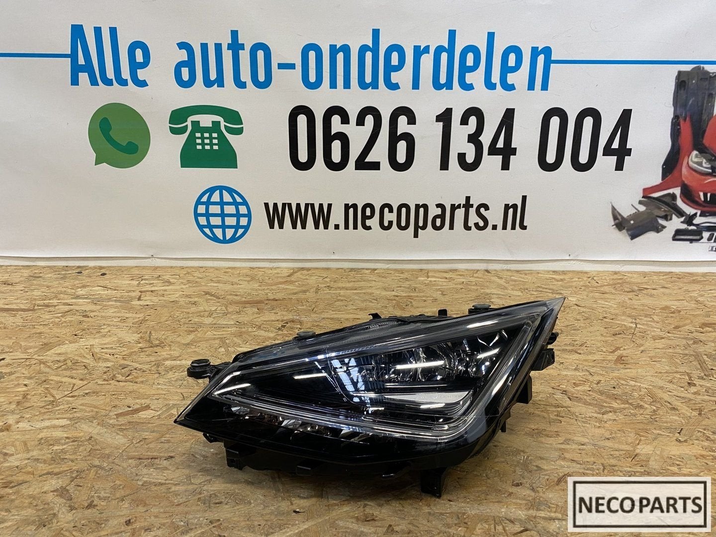SEAT IBIZA 6F VOL LED KOPLAMP LINKS 6F1941007B GEEN XENON, Auto-onderdelen, Verlichting, Gebruikt, -, -, Ophalen of Verzenden