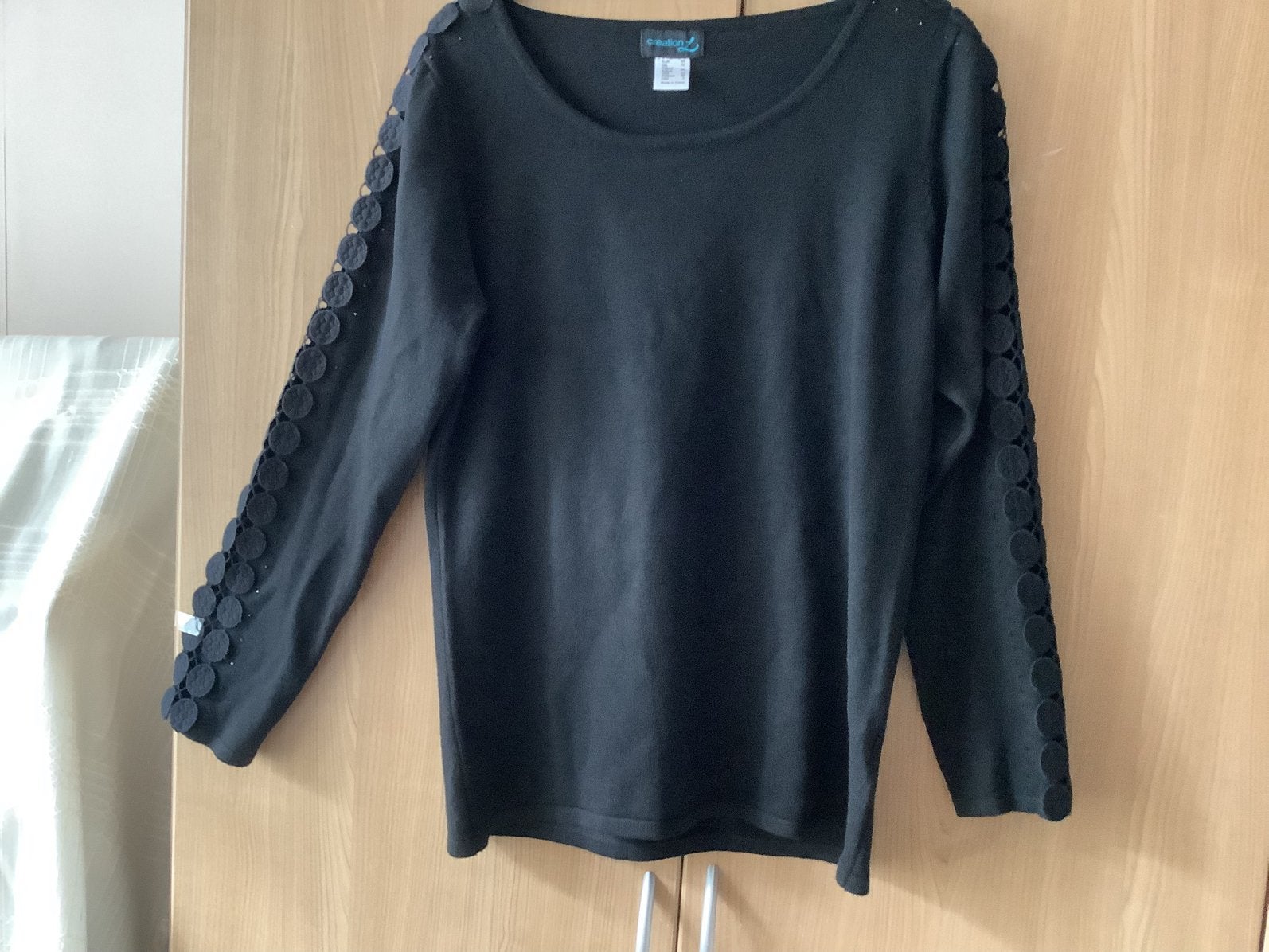 Zwarte Trui.   mt 38.     Nieuw., Kleding | Dames, Tops, Maat 38/40 (M), Zwart, Nieuw, Ophalen of Verzenden