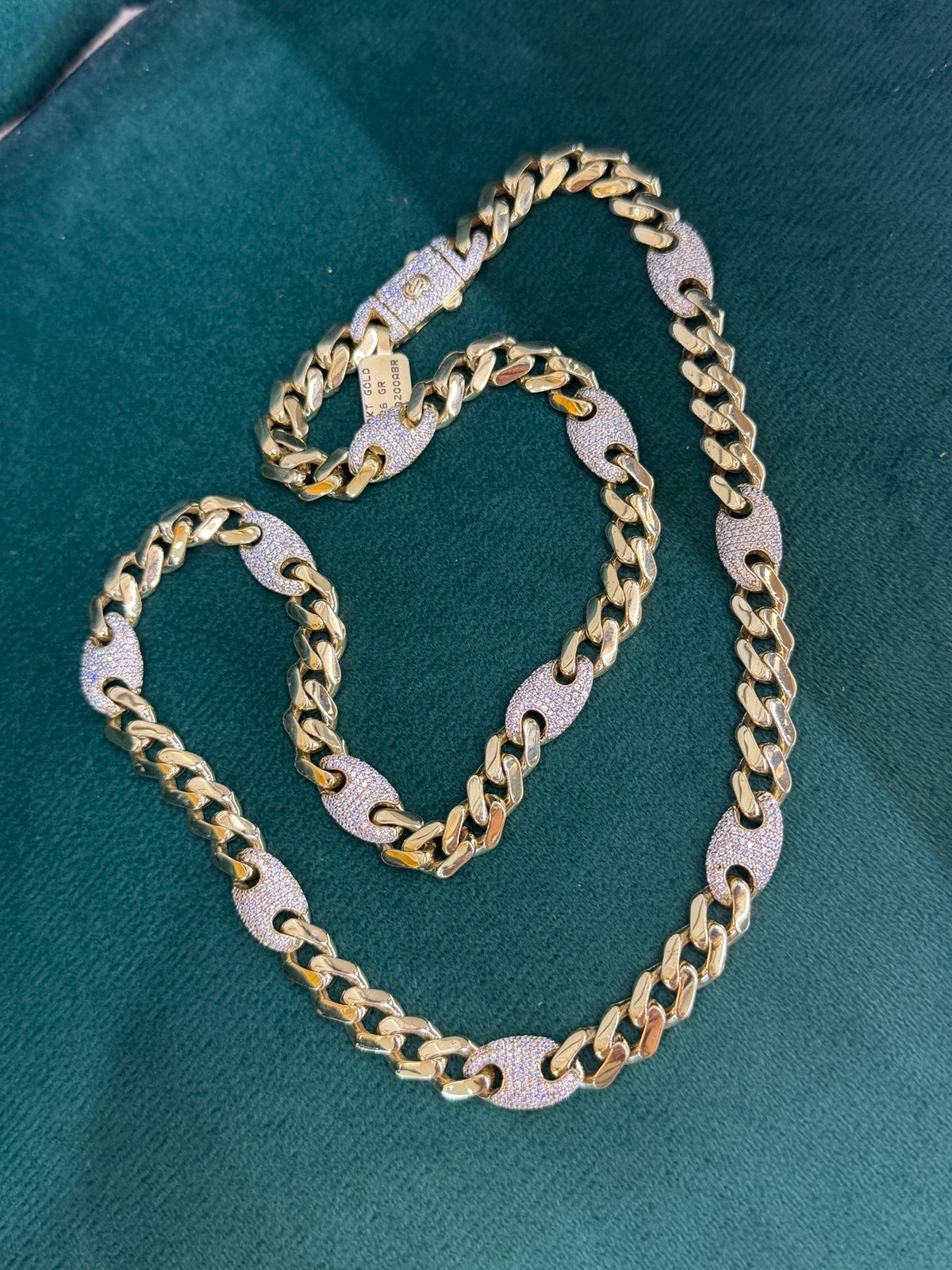 10KT Goud - 36 Gr - Ketting - CUBAN, Ophalen, Nieuw, Goud