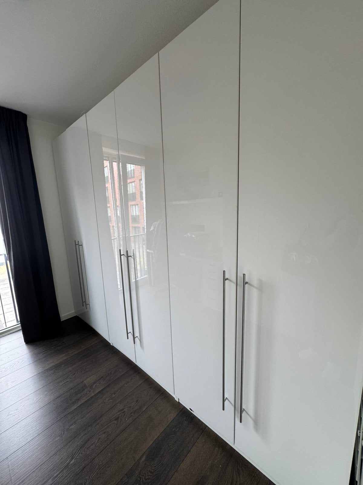 IKEA PAX kledingkasten 5 stuks Hoogglans wit, Ophalen, Overige materialen, Met deur(en), Gebruikt