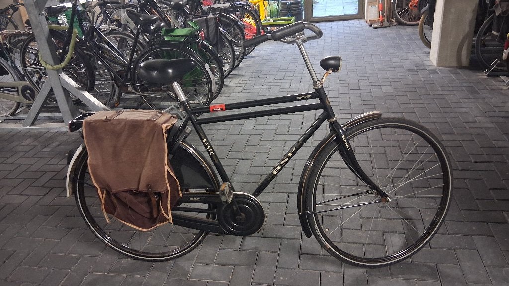 Foto 4 van BSP Basic herenfiets - Zwart,