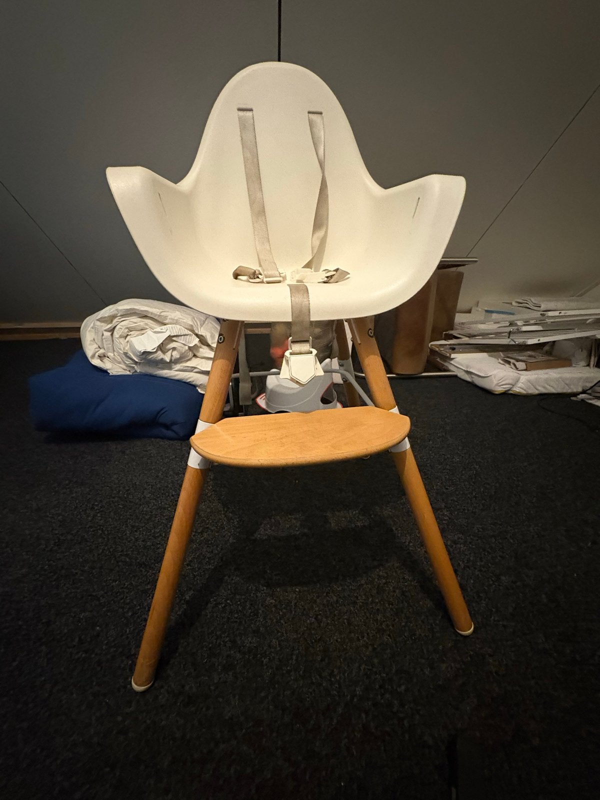 Childwood Evolu 2 kinderstoel met verlengde poten, Kinderen en Baby's, Ophalen of Verzenden, Gebruikt, Meegroeistoel, Gordel(s)