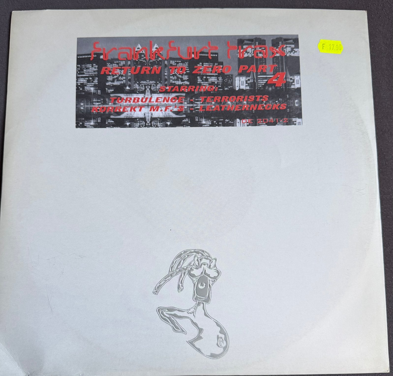 Gabber Vinyl Frankfurt Trax 6 Return to zero part 4, Cd's en Dvd's, Ophalen of Verzenden, Zo goed als nieuw, 12 inch, Dance
