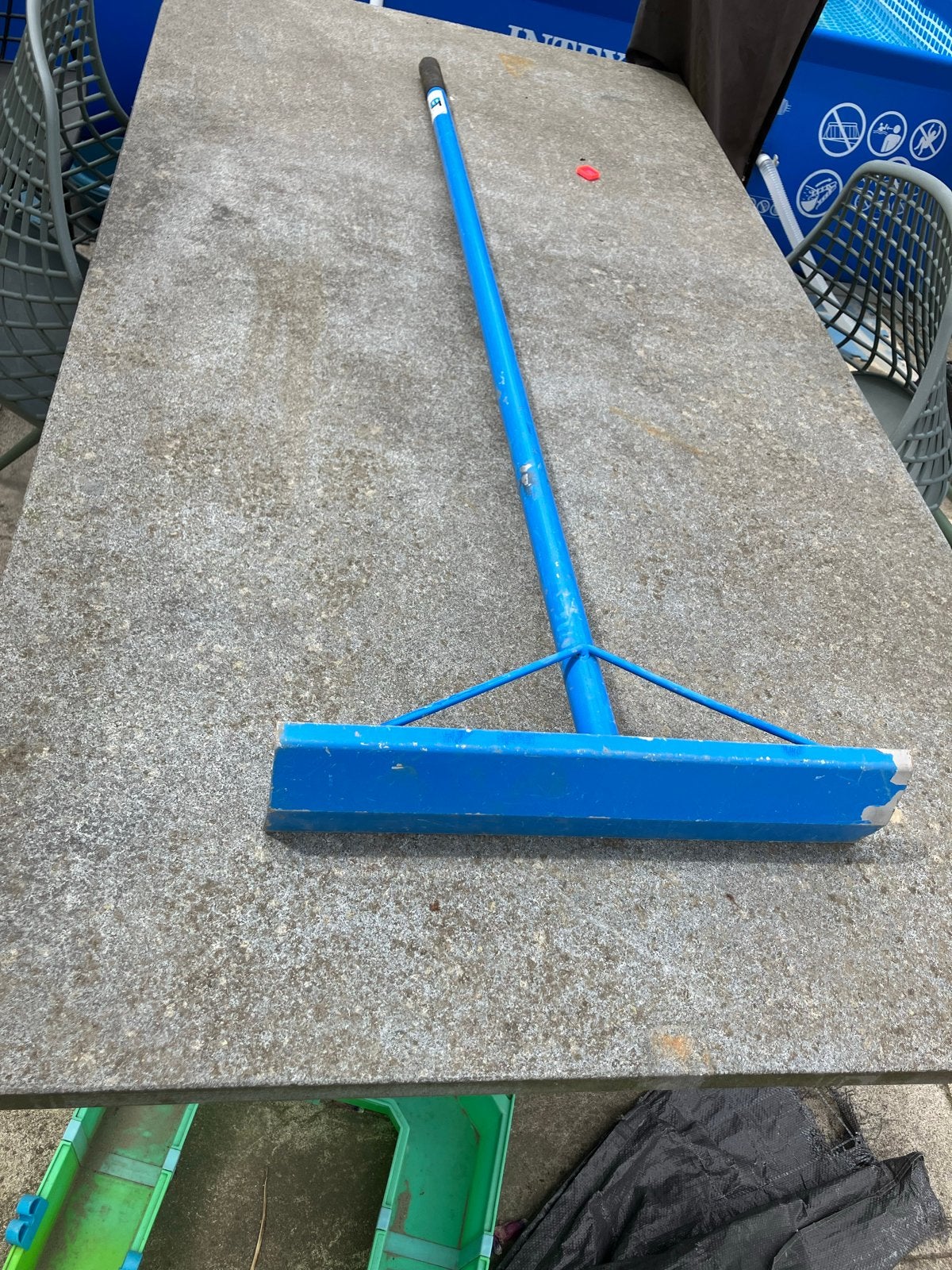 Beton hark/schuiver - Voor een perfect gladde afwerking, Ophalen, Gebruikt, Overige typen, Overige merken