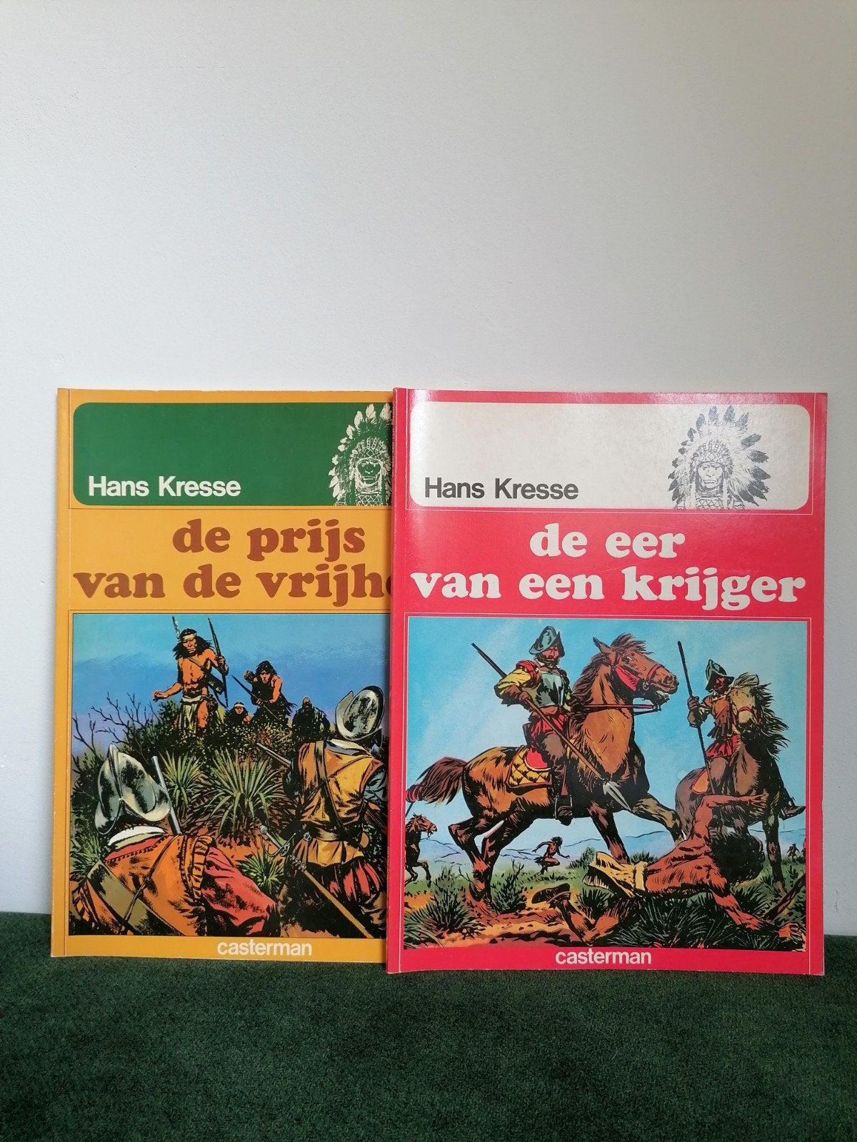 De Indianen-Reeks - 2 titels van Hans Kresse, Boeken, Stripboeken, Gelezen, Ophalen of Verzenden, Hans Kresse, Meerdere stripboeken