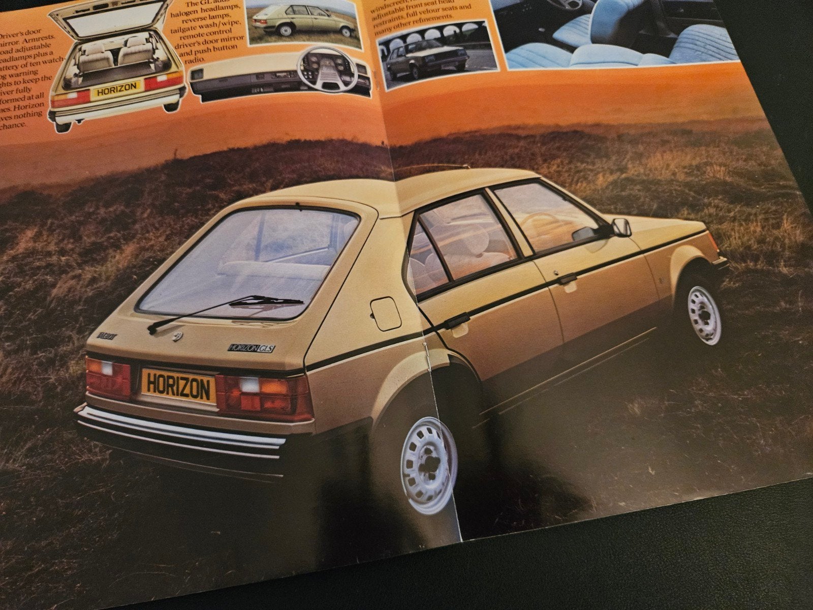 Brochure Talbot Horizon 1980 UK, Ophalen of Verzenden, Zo goed als nieuw, Overige merken