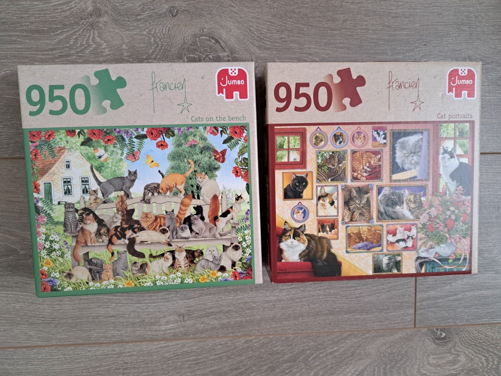 Francien.  2 x950 stukjes.   Samen € 9.50, Ophalen of Verzenden, 500 t/m 1500 stukjes, Zo goed als nieuw