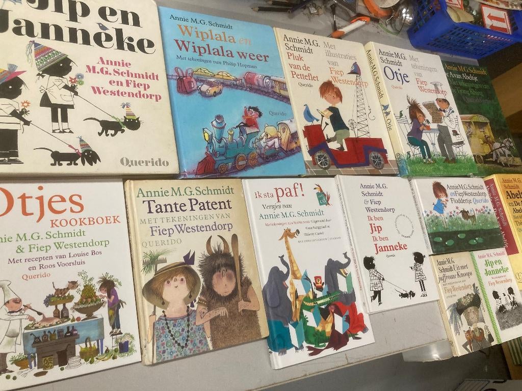 T.K. nog 9 boeken van Annie M. G. Schmidt Jip en Janneke, Ophalen of Verzenden, Gelezen, Annie M.G. Schmidt, Fictie algemeen