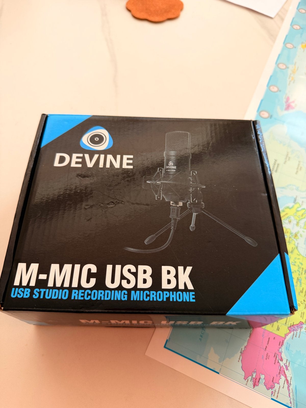 Devine M-MIC USB BK Studio Microfoon met Statief, Ophalen of Verzenden, Nieuw, Studiomicrofoon