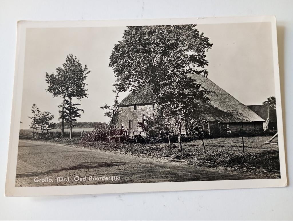 Grolloo Boerderij 1950, Ophalen of Verzenden, 1940 tot 1960, Drenthe