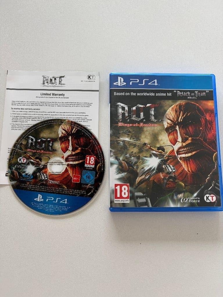 Attack on Titan Wings of Freedom Playstation 4 game, 1 speler, Racen en Vliegen, Ophalen of Verzenden, Zo goed als nieuw