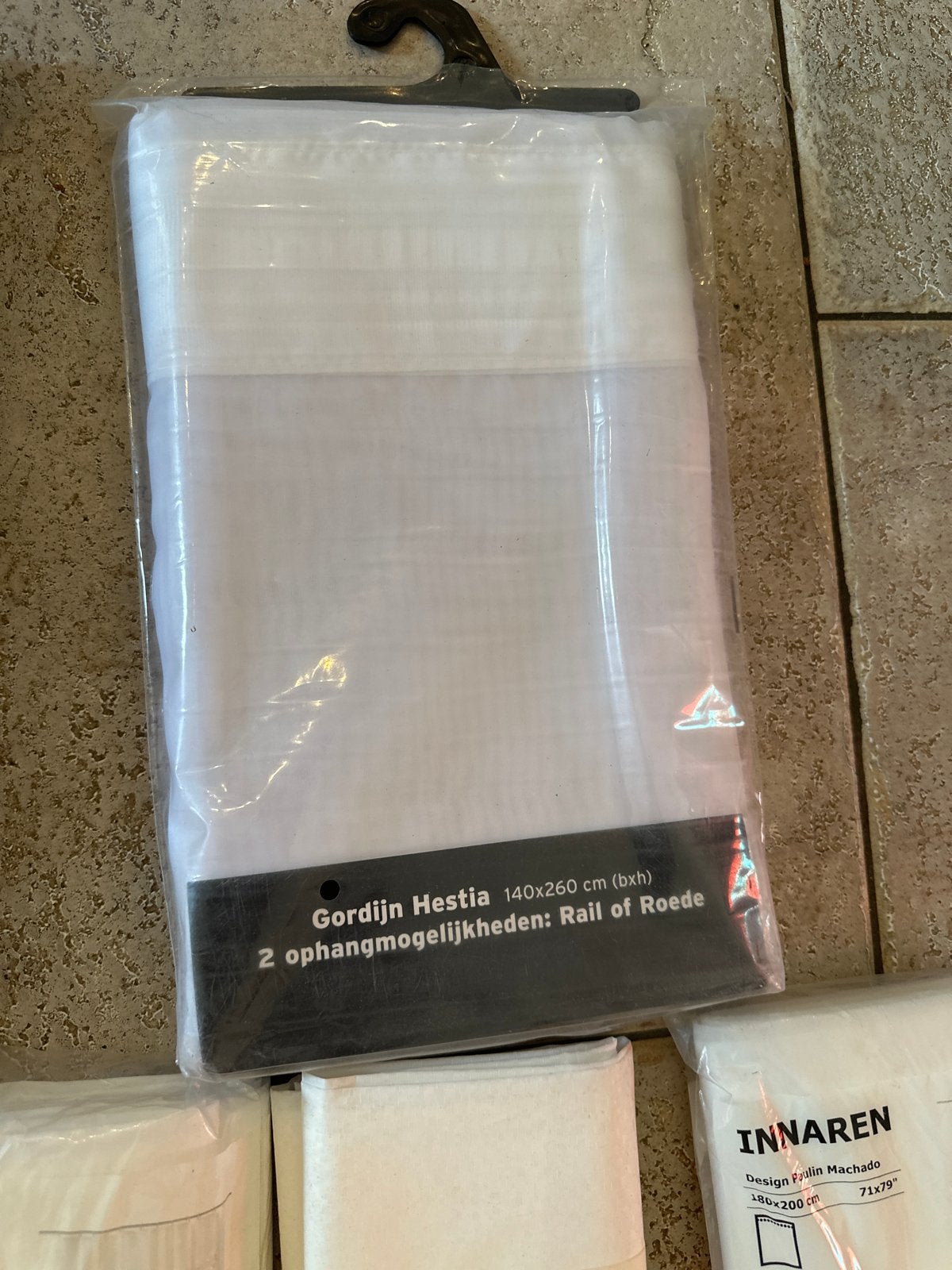 IKEA Gordijnen en Douchegordijnen - Nieuw alles voor 10, Huis en Inrichting, Verduisterend, Zwart, Nieuw, Ophalen of Verzenden