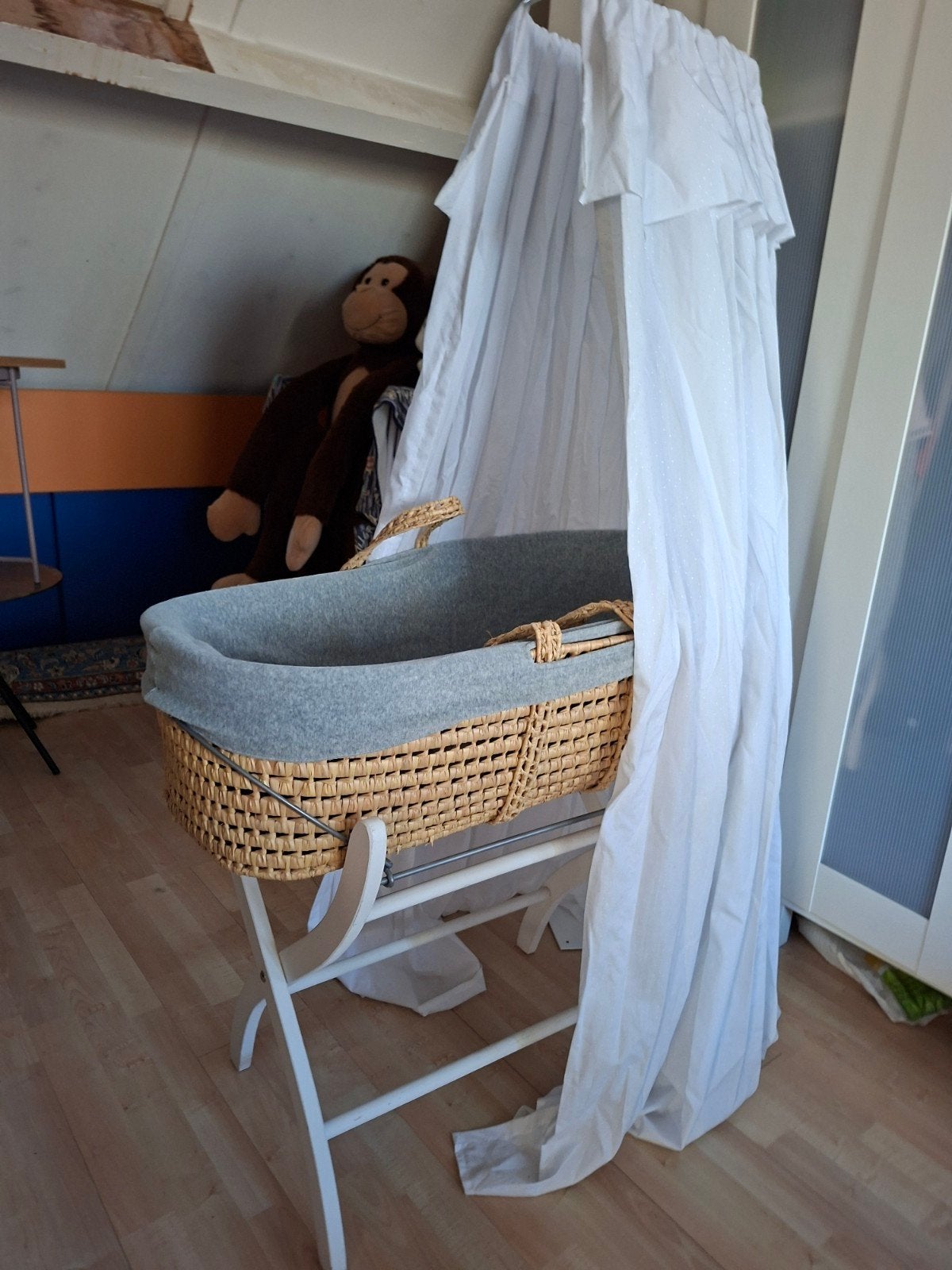 Babywiegje/Babymandje, Kinderen en Baby's, Babywiegjes en Ledikanten, Ophalen, Zo goed als nieuw, Ledikant