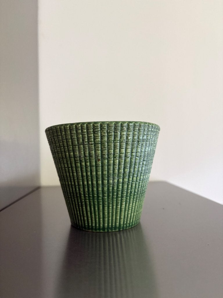 Bloempot Adco mid century, Gebruikt, Rond, Binnen, Ophalen of Verzenden