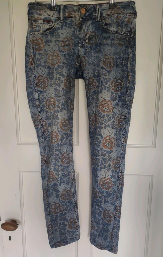Tommy Hilfiger Dames Jeans - 29/32 - Payza print, Blauw, Ophalen of Verzenden, Zo goed als nieuw, Maat 36 (S)