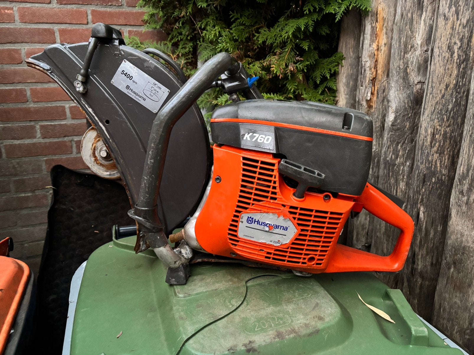 Husqvarna k760 doorslijper bandenzaag, Ophalen, Zo goed als nieuw, 120 cm of meer