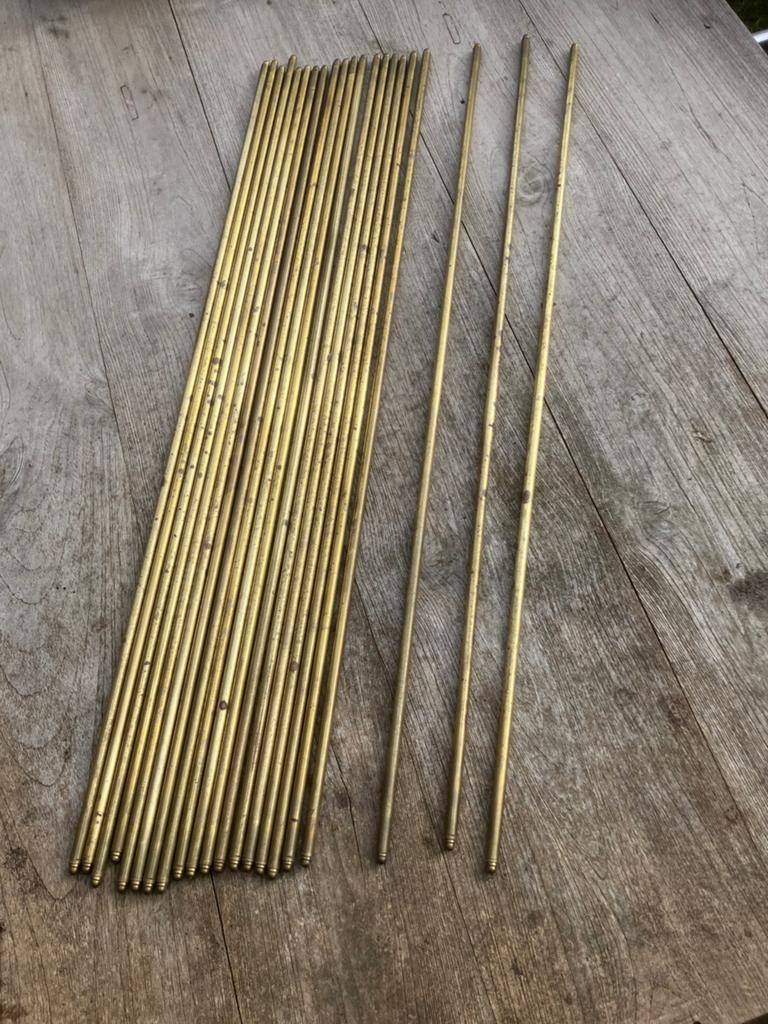 Roedes (messing?) voor traploper, Antiek en Kunst, Antiek | Koper en Brons, Ophalen