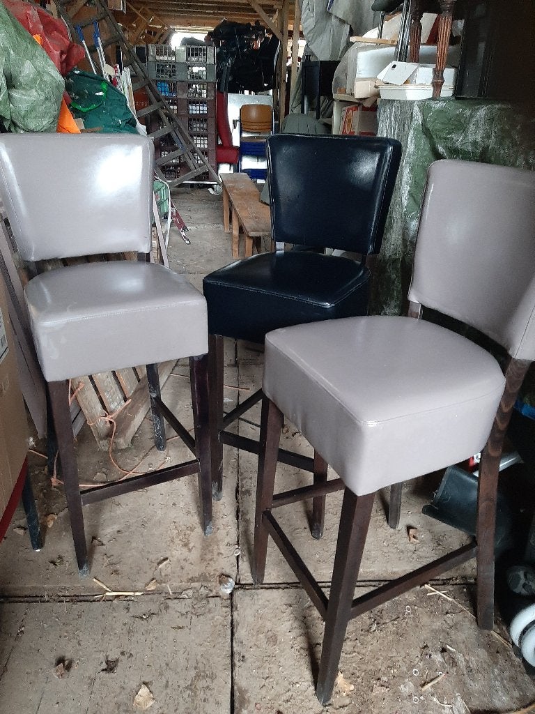 Barkrukken, 3 krukken, Ophalen, Gebruikt, 60 tot 90 cm