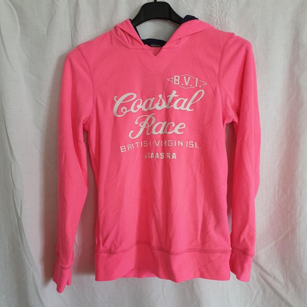 Stoere roze fleecetrui. mt 146/152. Merk Gaastra, Meisje, ., Trui of Vest, Ophalen of Verzenden