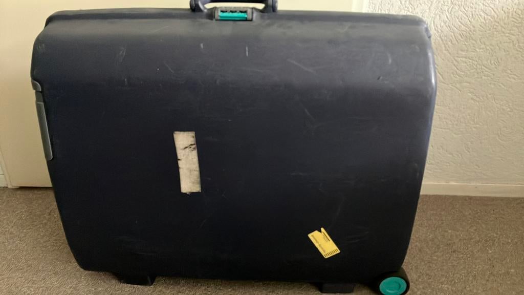 Samsonite koffer, Wieltjes, Gebruikt, Hard kunststof, Ophalen of Verzenden