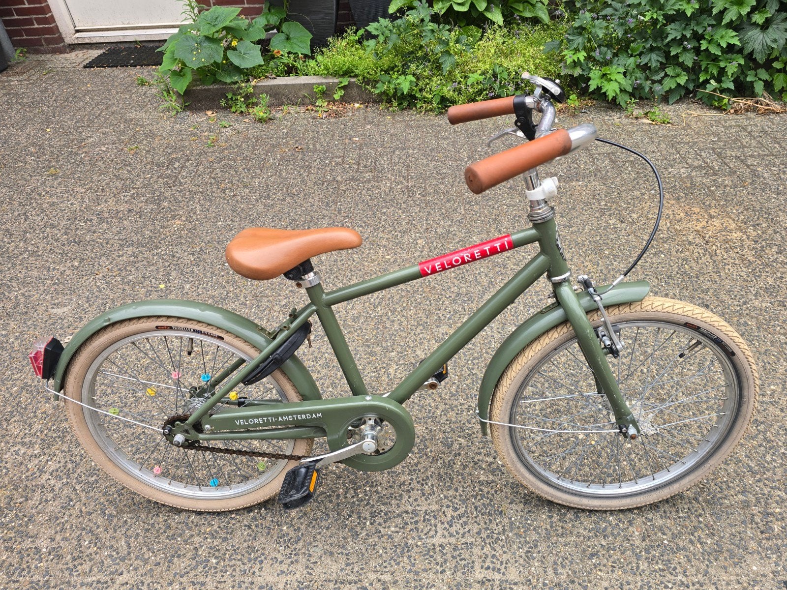 20 inch mooie fijn rijdende veloretti junior jongensfiets., Fietsen en Brommers, Ophalen, Terugtraprem, Gebruikt, Veloretti