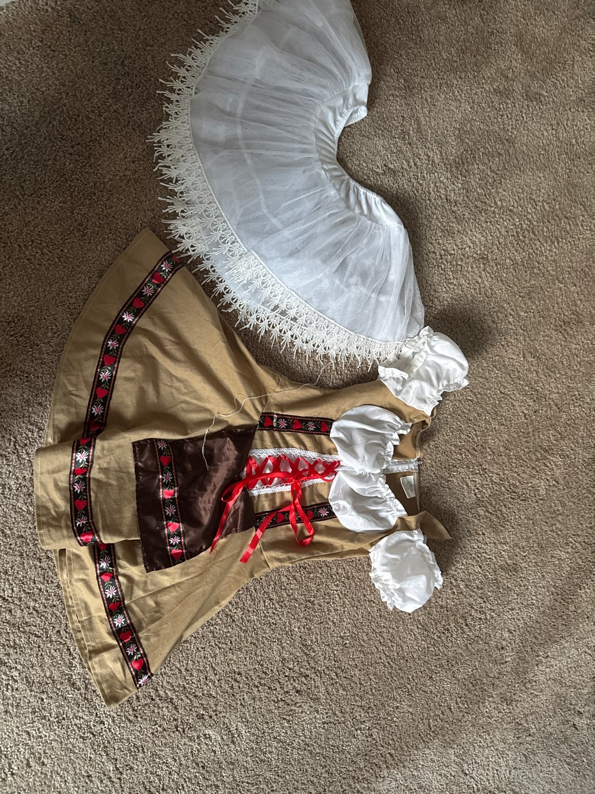 Oktoberfest Dames Jurk Maat XS/S - Zo goed als nieuw, Ophalen of Verzenden, Kleding, Maat 34 (XS) of kleiner, Overige thema's
