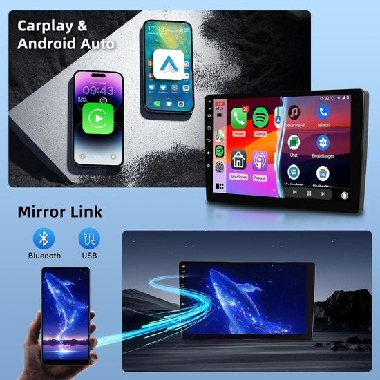 Carplay Autoradio – 2DIN Multimedia Systeem, Corvance B.V., Verzenden, Nieuw, Corvancebol@gmail.com