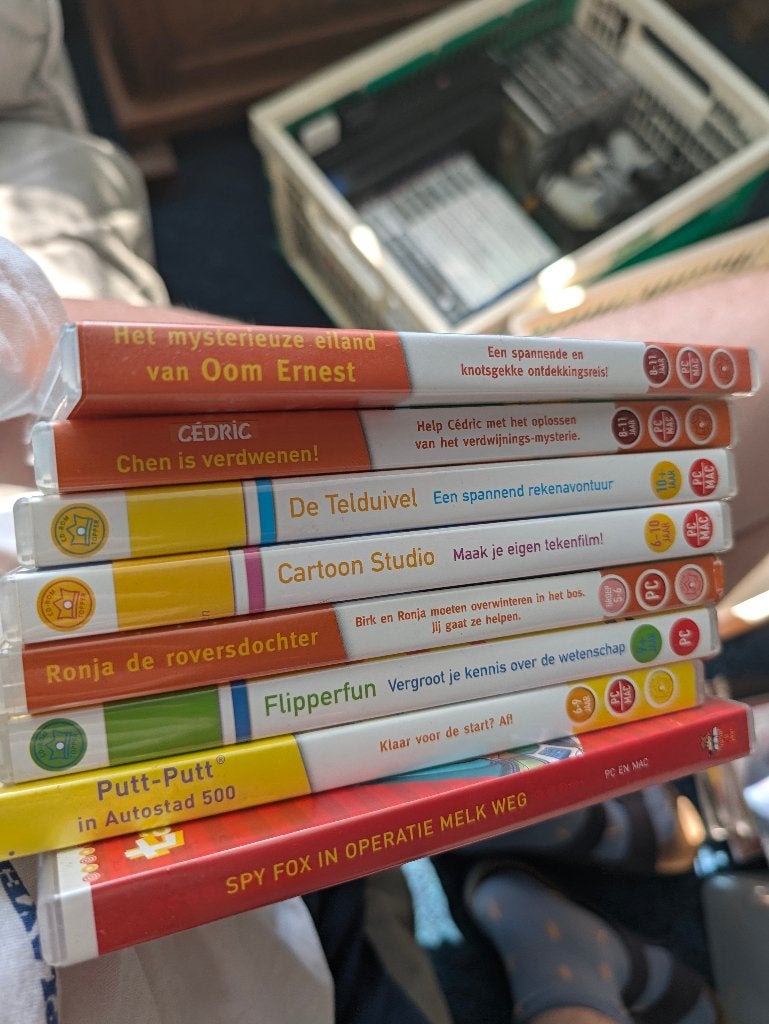 pc spellen, grote diversiteit, Gebruikt, 1 speler, Eén computer, Vanaf 3 jaar