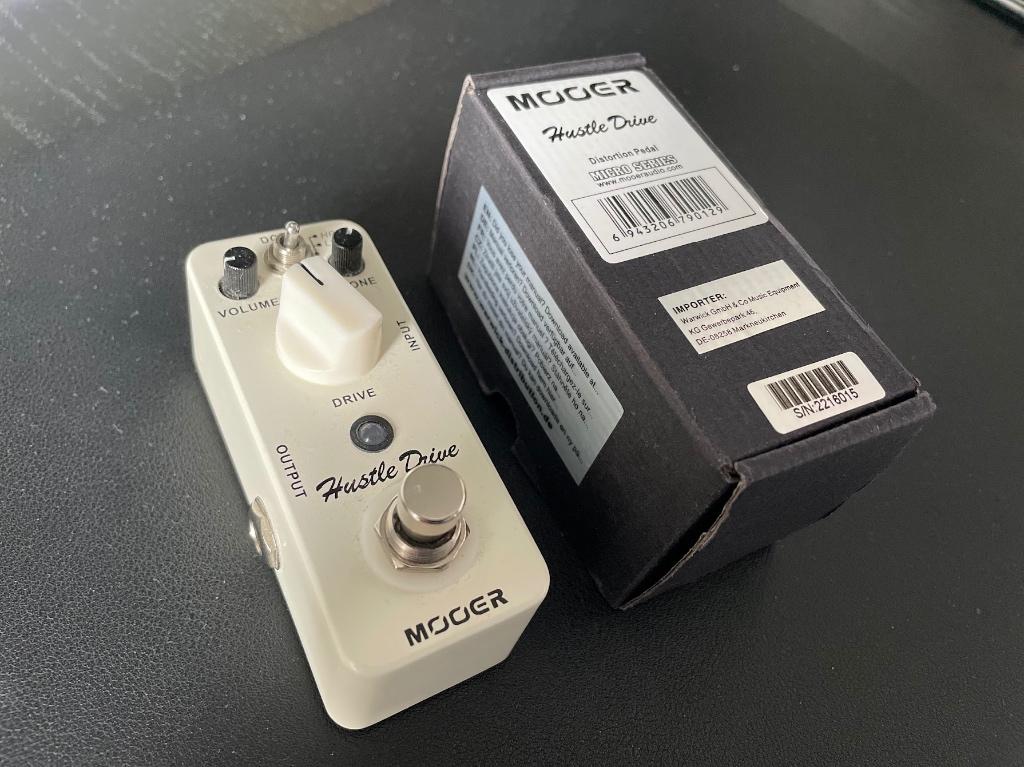 Mooer Hustle Drive - Overdrive pedaal, Muziek en Instrumenten, Effecten, Ophalen of Verzenden, Zo goed als nieuw, Distortion, Overdrive of Fuzz