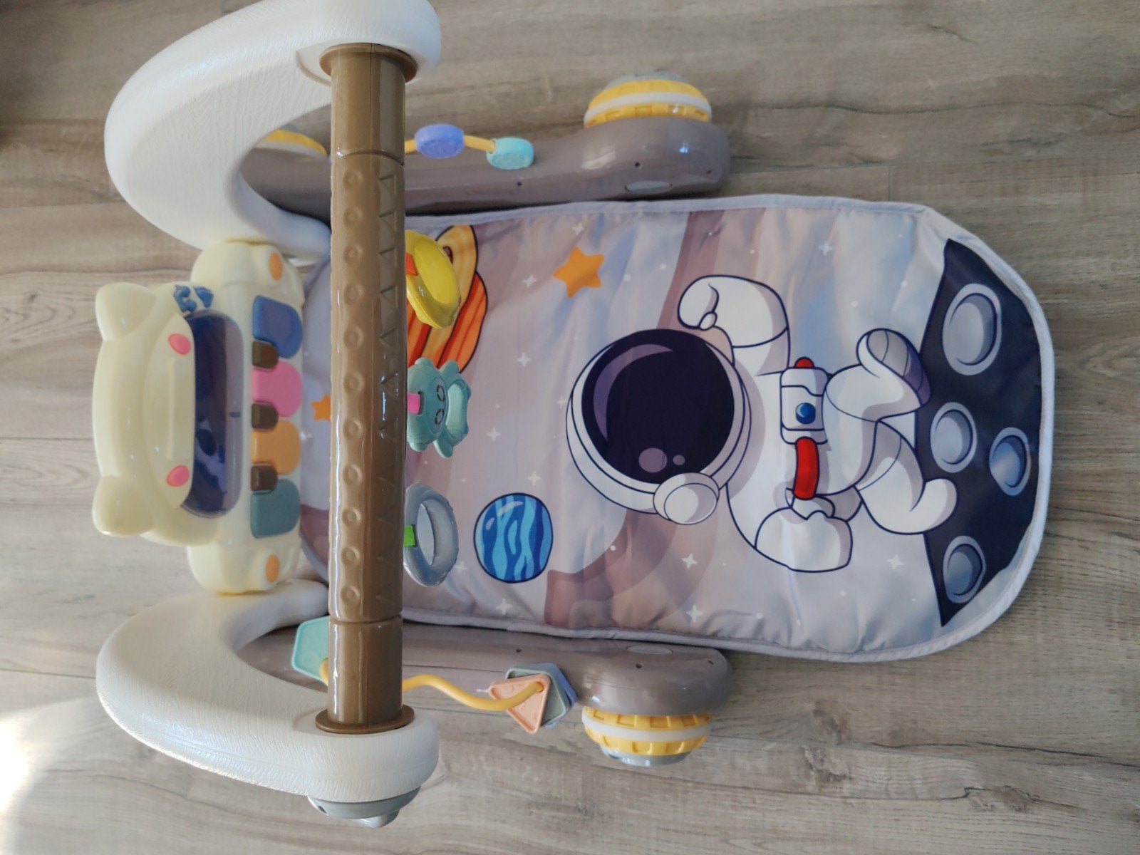 Eco Toys 2-in-1 Speelkleed & Looptrainer Ruimte Thema, Ophalen, Zo goed als nieuw, Met licht