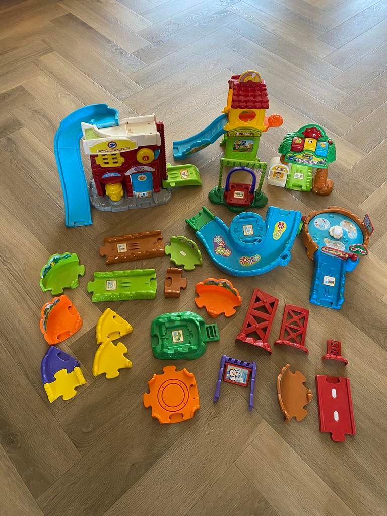 Toet toet Vtech MET auto's en diertjes!!, Ophalen of Verzenden, Gebruikt