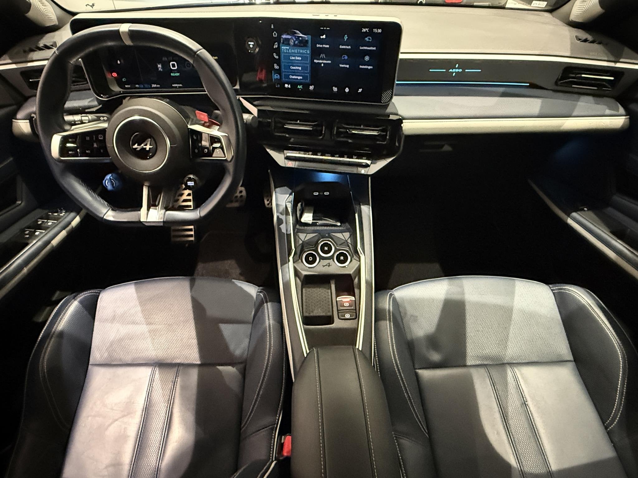 Alpine A290 GTS 52 kWh | Devialet Audio | Leder | Stoelverwa, Auto's, Gebruikt, Automatische klimaatregeling, Blauw, A290
