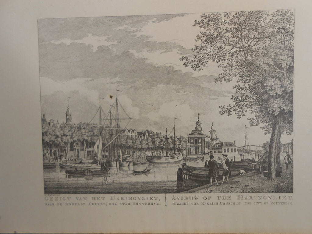 Gezigt van het Haringvliet (oude prent/ reproductie), Ophalen