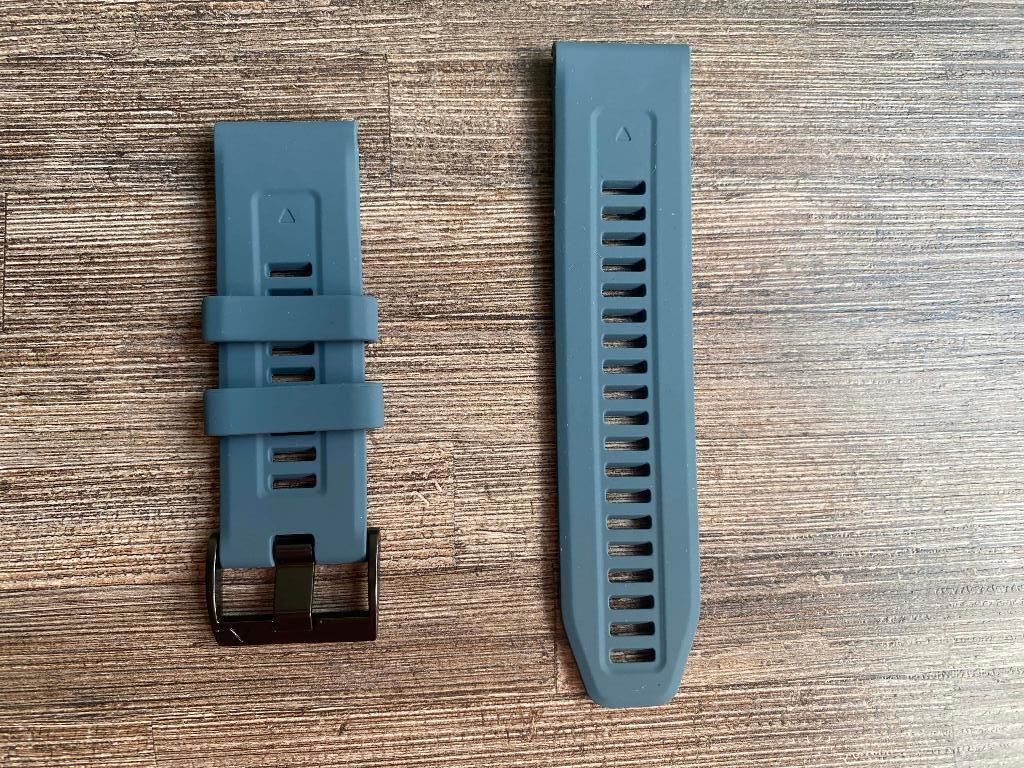 25031 Polsband Quickfit Garmin Fenix 26mm, nieuw, GARMIN, Blauw, Nieuw, Ophalen of Verzenden