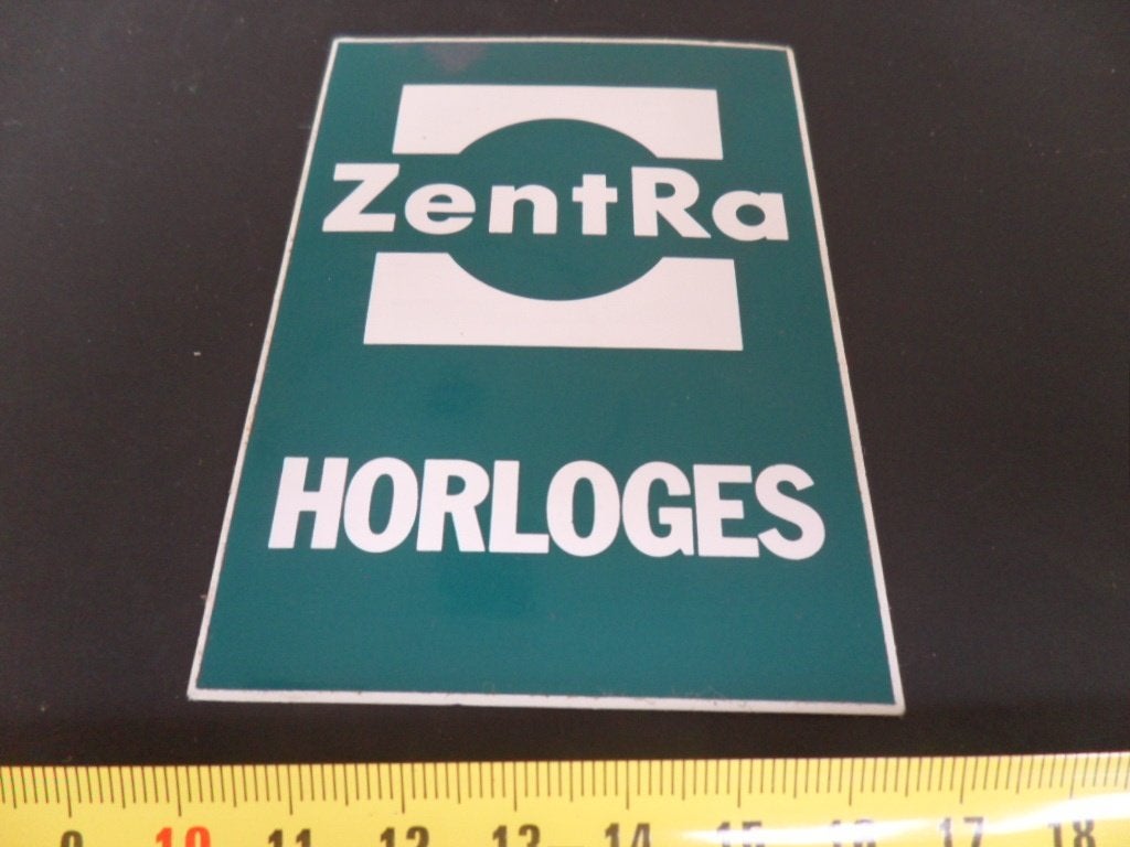 sticker ZentRa Horloges, Ophalen of Verzenden, Zo goed als nieuw