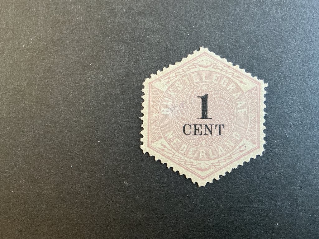 Telegram nr. 1  ongebruikt, Verzenden, T/m 1940, Postfris