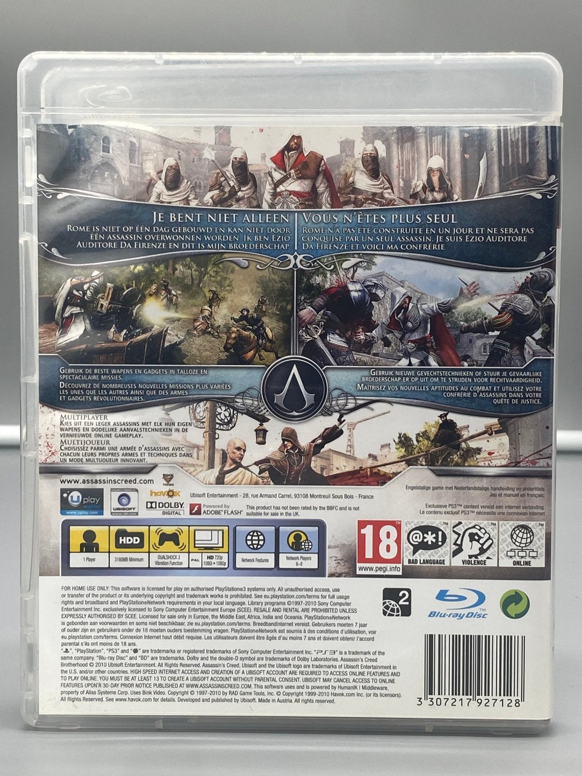 Assassin’s Creed Brotherhood – PlayStation 3 PS3, Vanaf 18 jaar, Info@eagames.com, 1 speler, Ophalen of Verzenden