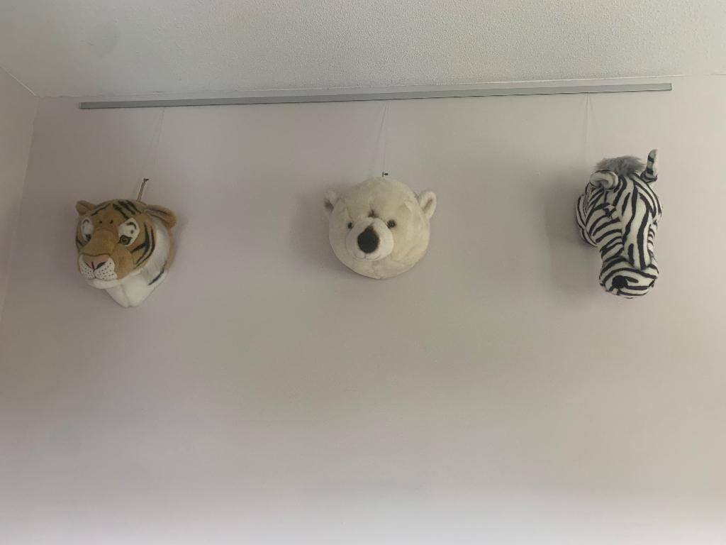BiBiB Dierenkoppen, Freek Vonk kinderkamer attribuut, Ophalen of Verzenden, Zo goed als nieuw, Wanddecoratie