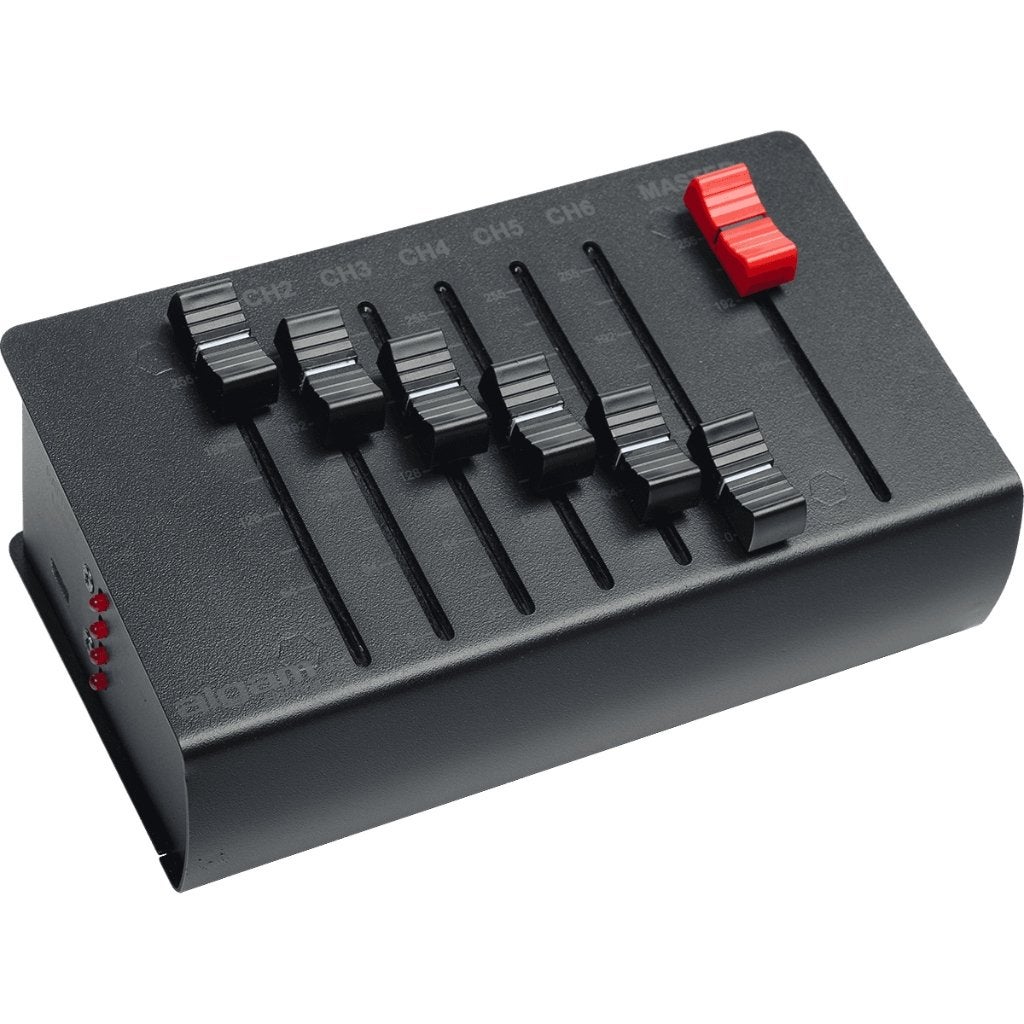 Algam Lighting DMX6-PLUS 6 Channel DMX Controller op accu, Geluidgestuurd, ., Nieuw, Ophalen of Verzenden