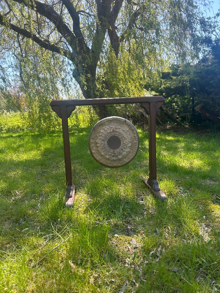 GONG MET STANDAARD, Muziek en Instrumenten, Percussie, Ophalen, Zo goed als nieuw, Melodische percussie