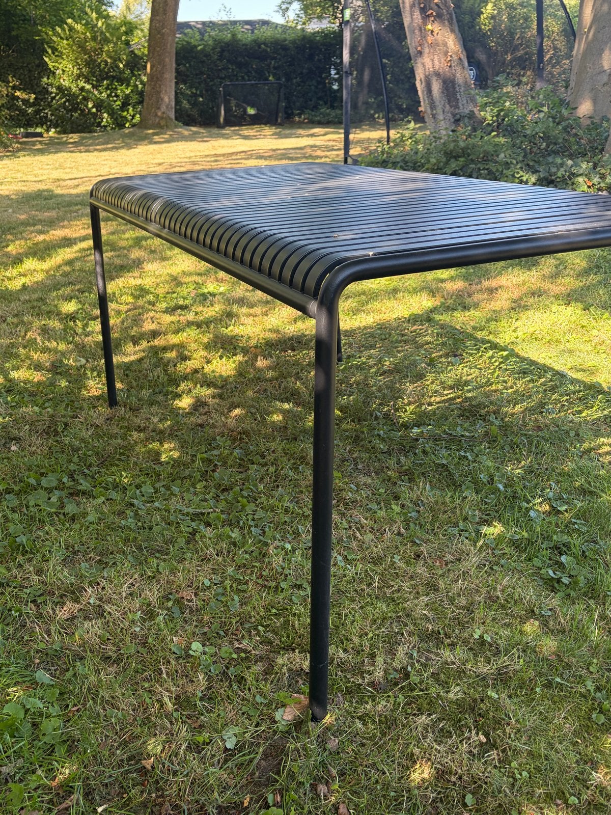 Hay Palissade tuin tafel zwart antraciet 170x90 cm, Ophalen, Zo goed als nieuw, Rechthoekig, Metaal