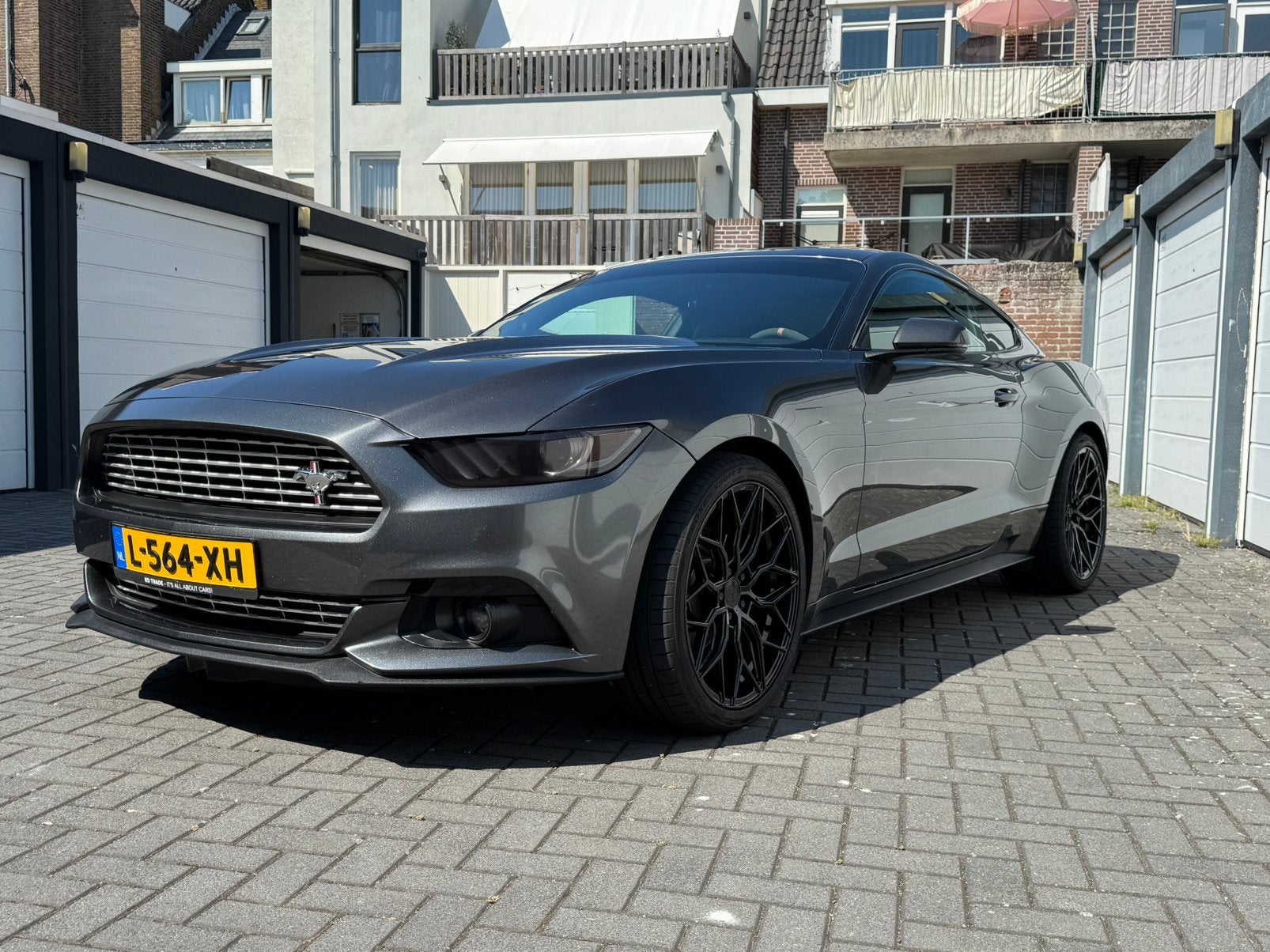 Ford Mustang 2.3 ecoboost, Auto's, Ford, Automaat, Achterwielaandrijving, Zwart, 4 stoelen
