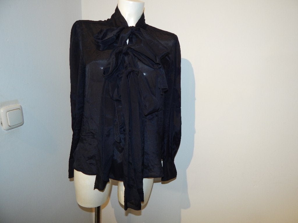 See by Chloe beeldige blouse deels zijde strikken 40
